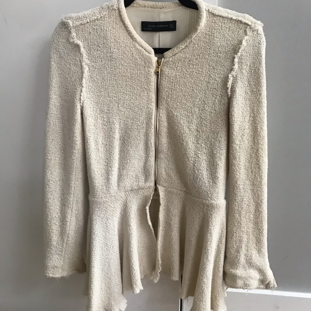 Zara cream jacket